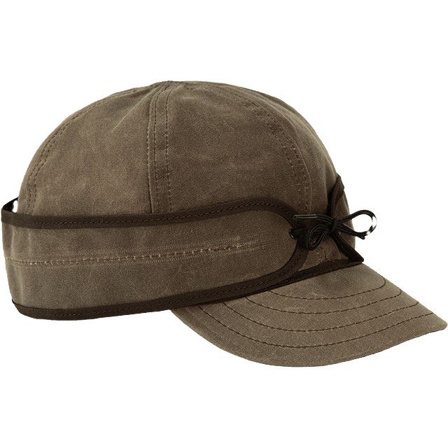 STORMY KROMER UNISEX WAXED COTTON CAP 26, Color: DARK OAK, Size: 7 5/8