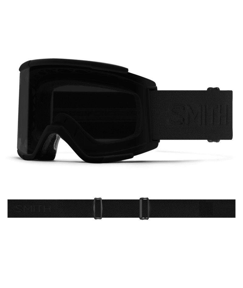 SMITH UNISEX SQUAD XL GOGGLES, Frame Color: BLACKOUT, Lens Color: CHROMAPOP SUN BLACK