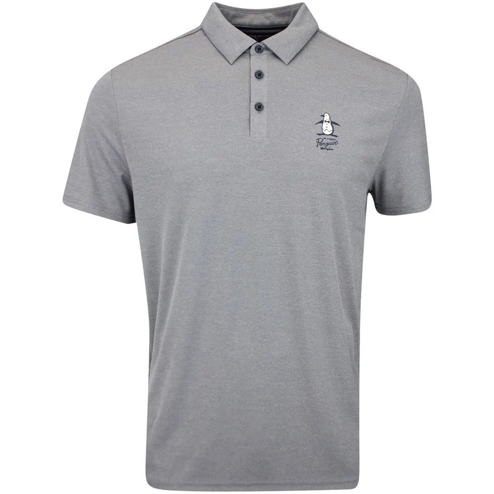 PENGUIN MENS ORIGINAL MEMPHIS PETE GRAPIC POLO 24, Color: BLACK IRIS, Size: SMALL