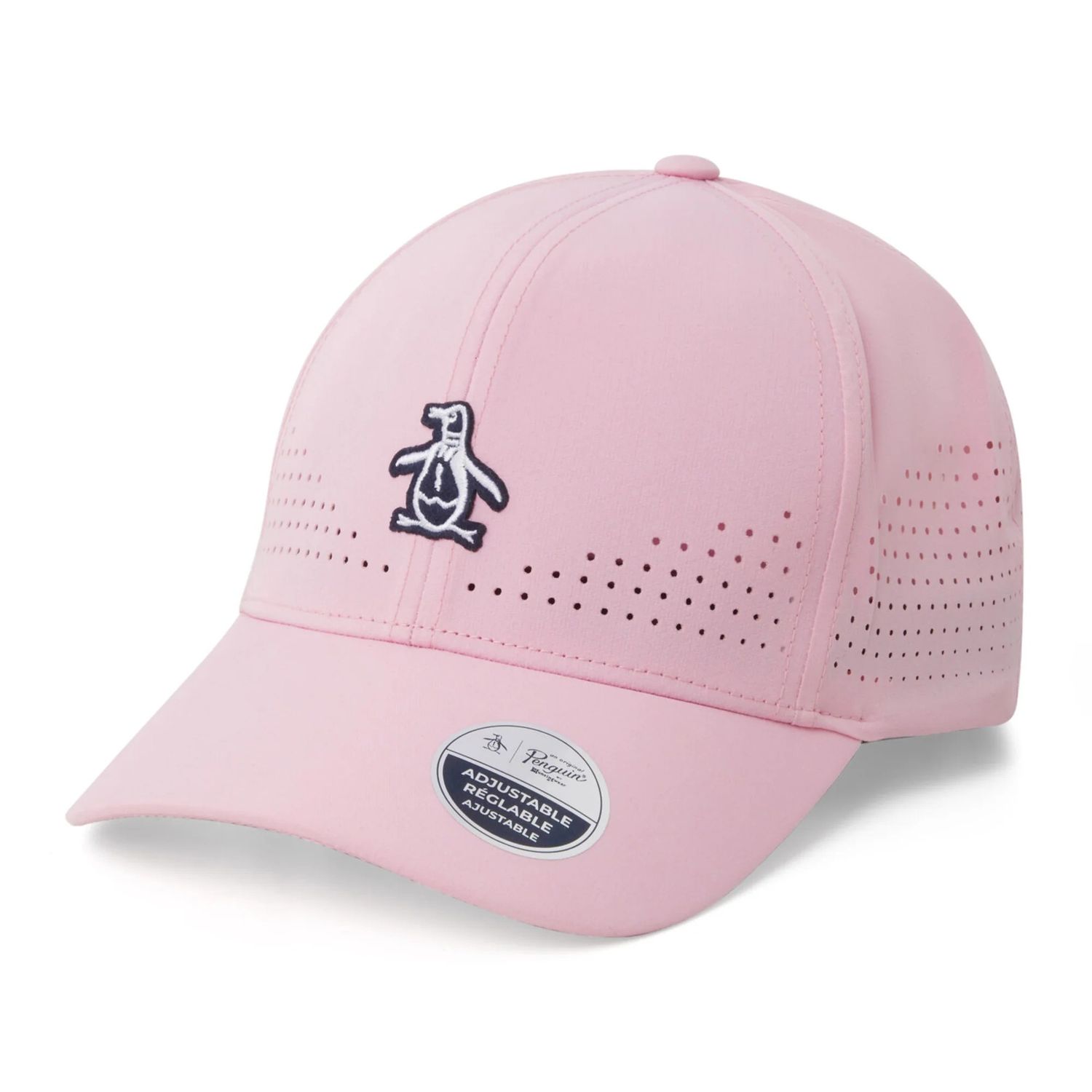 PENGUIN UNISEX PERFORATED GOLF HAT 25, Color: GELATO PINK, Size: ADJUSTABLE