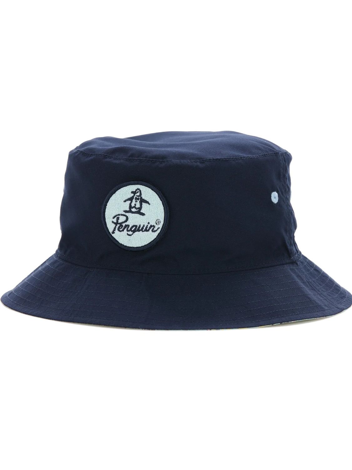 PENGUIN MENS SEASON OF LOVE REVERSIBLE BUCKET HAT 24, Color: BLACK IRIS, Size: L/XL