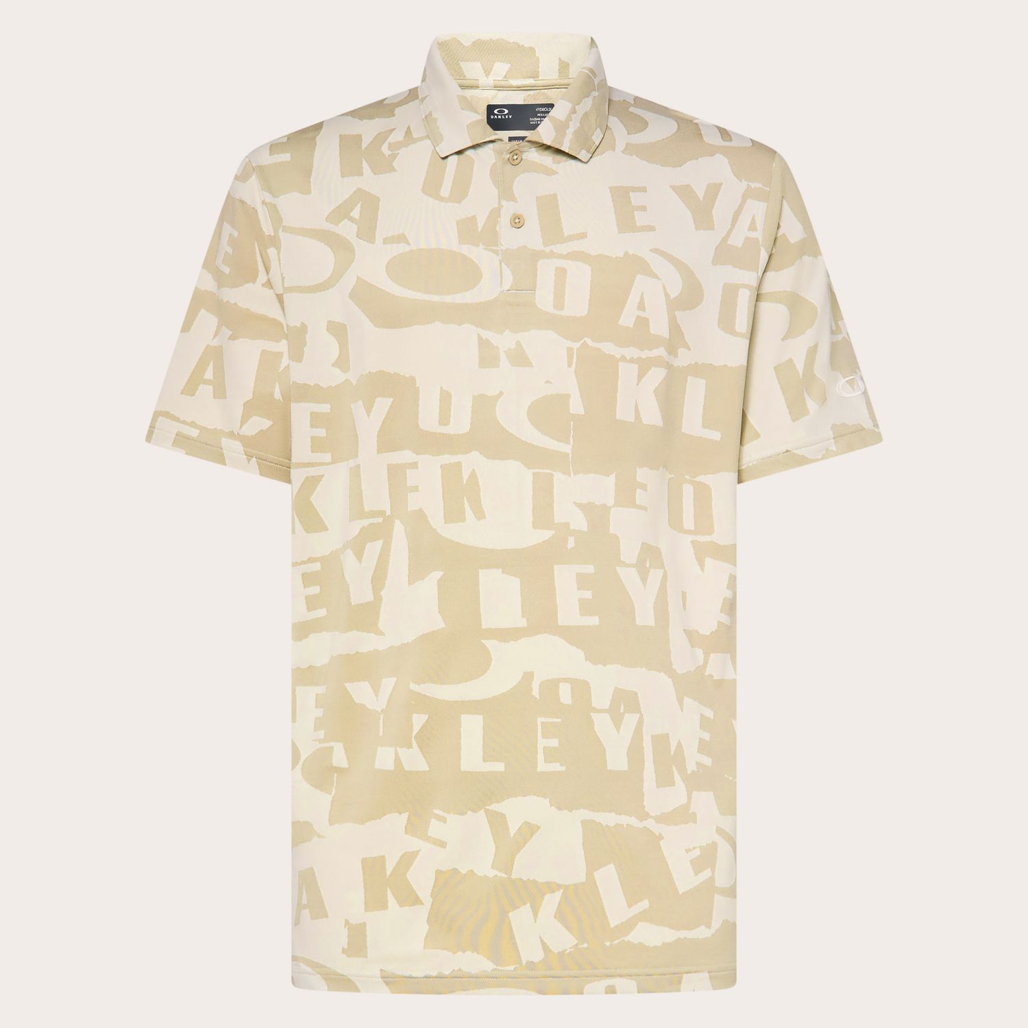 OAKLEY MENS RANSOM JACQUARD POLO 24, Color: COLLAGE SILVER SAGE, Size: MEDIUM