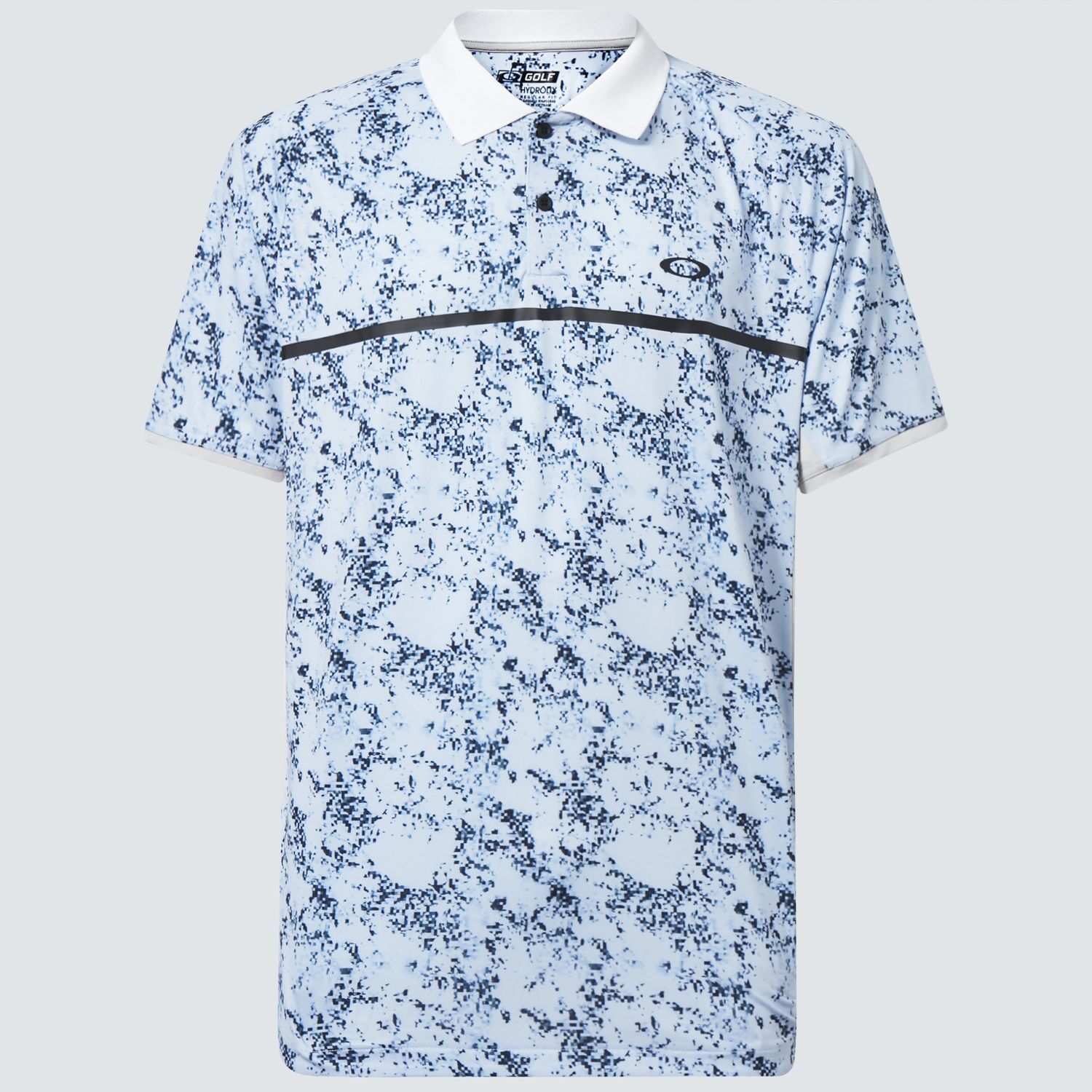 OAKLEY MENS SAND CAMO RAGLAN POLO 24, Color: NEW LILAC, Size: MEDIUM