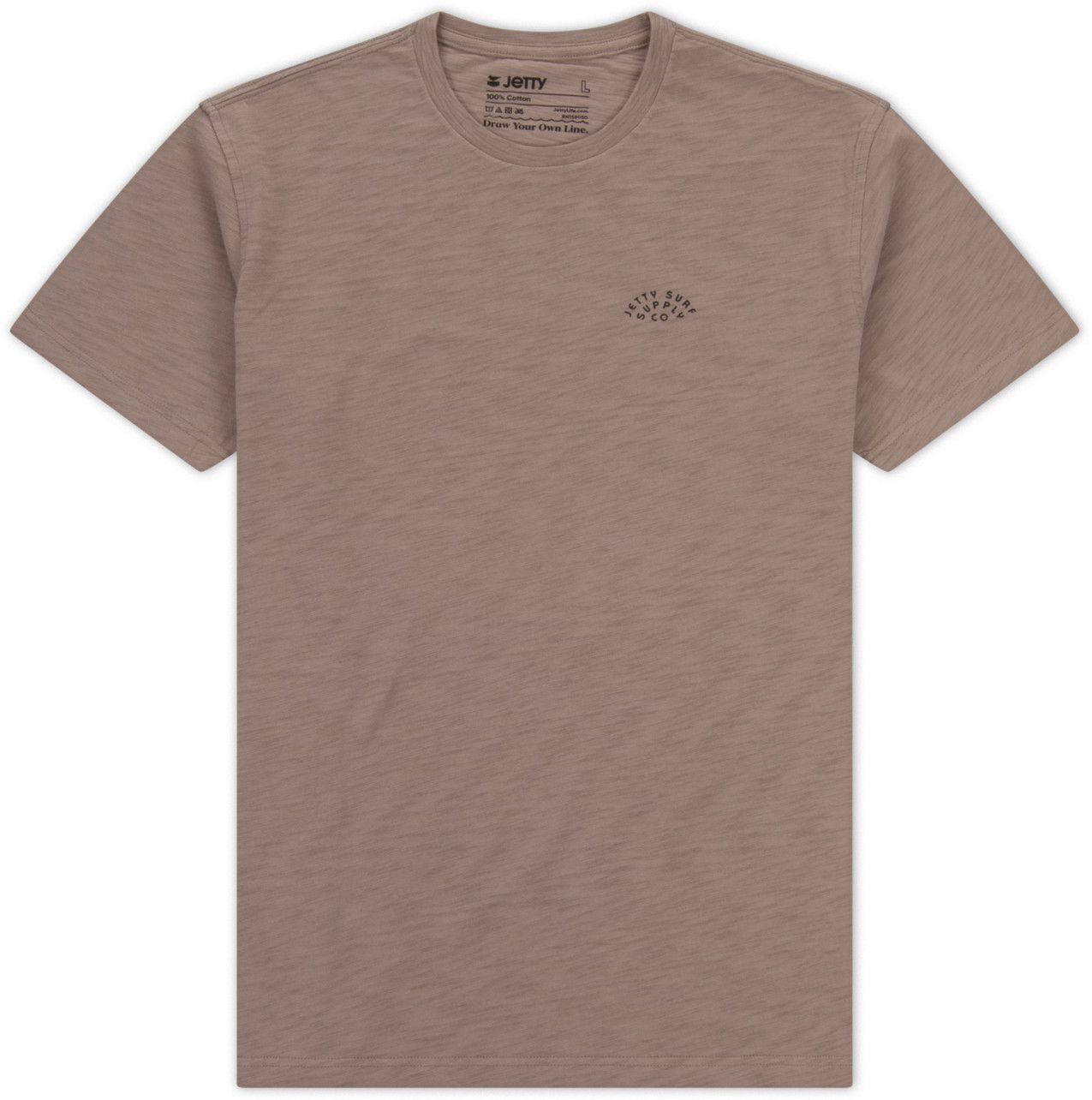 MAIN IMAGE OF JETTY MENS SEDGE PREMIUM SLUB SHORT SLEEVE SHIRT IN MAUVE MEDIUM WITH RELAXED FIT