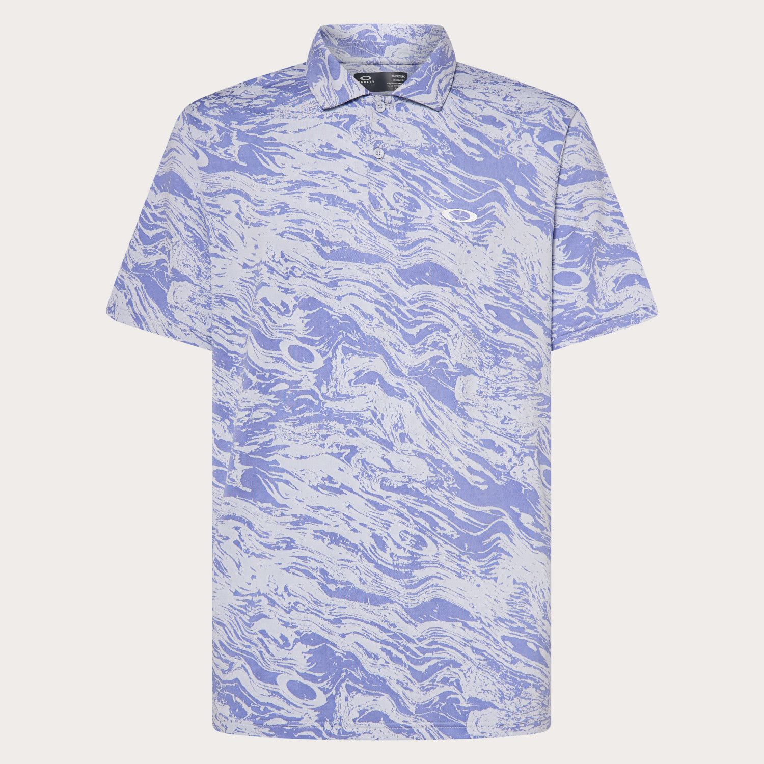 OAKLEY MENS DUALITY JACQUARD POLO 24, Color: DUALITY SWIRL NL/AI, Size: MEDIUM