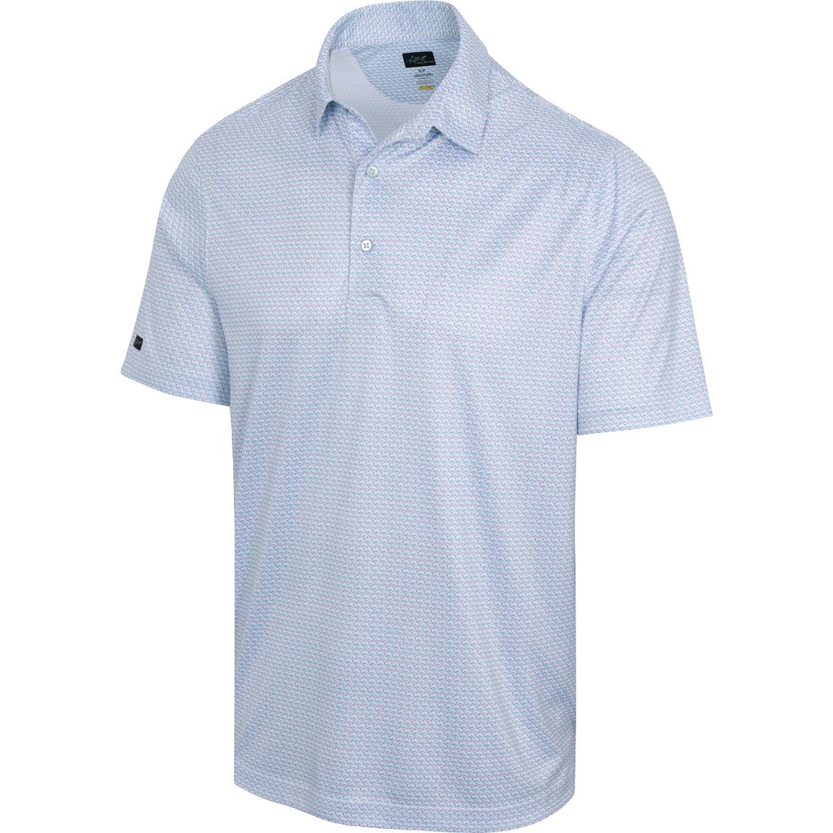 GREG NORMAN MENS FLYING KITES ML75 POLO 24, Color: WHITE, Size: SMALL