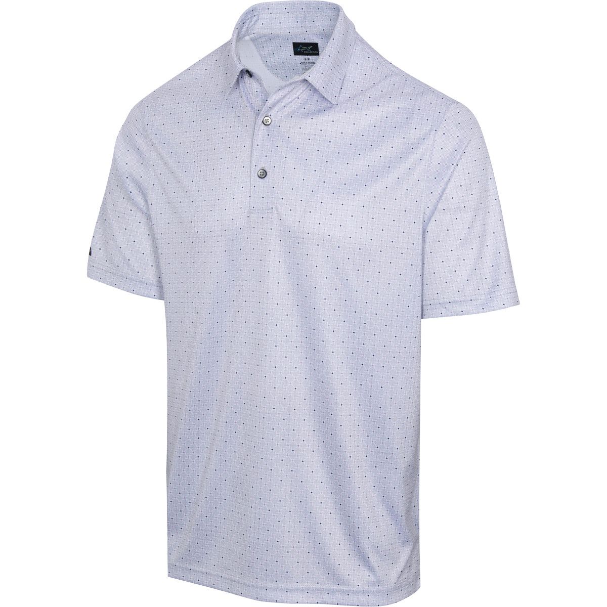 GREG NORMAN MENS STARBEAM ML75 POLO 24, Color: SILVERMOON, Size: SMALL