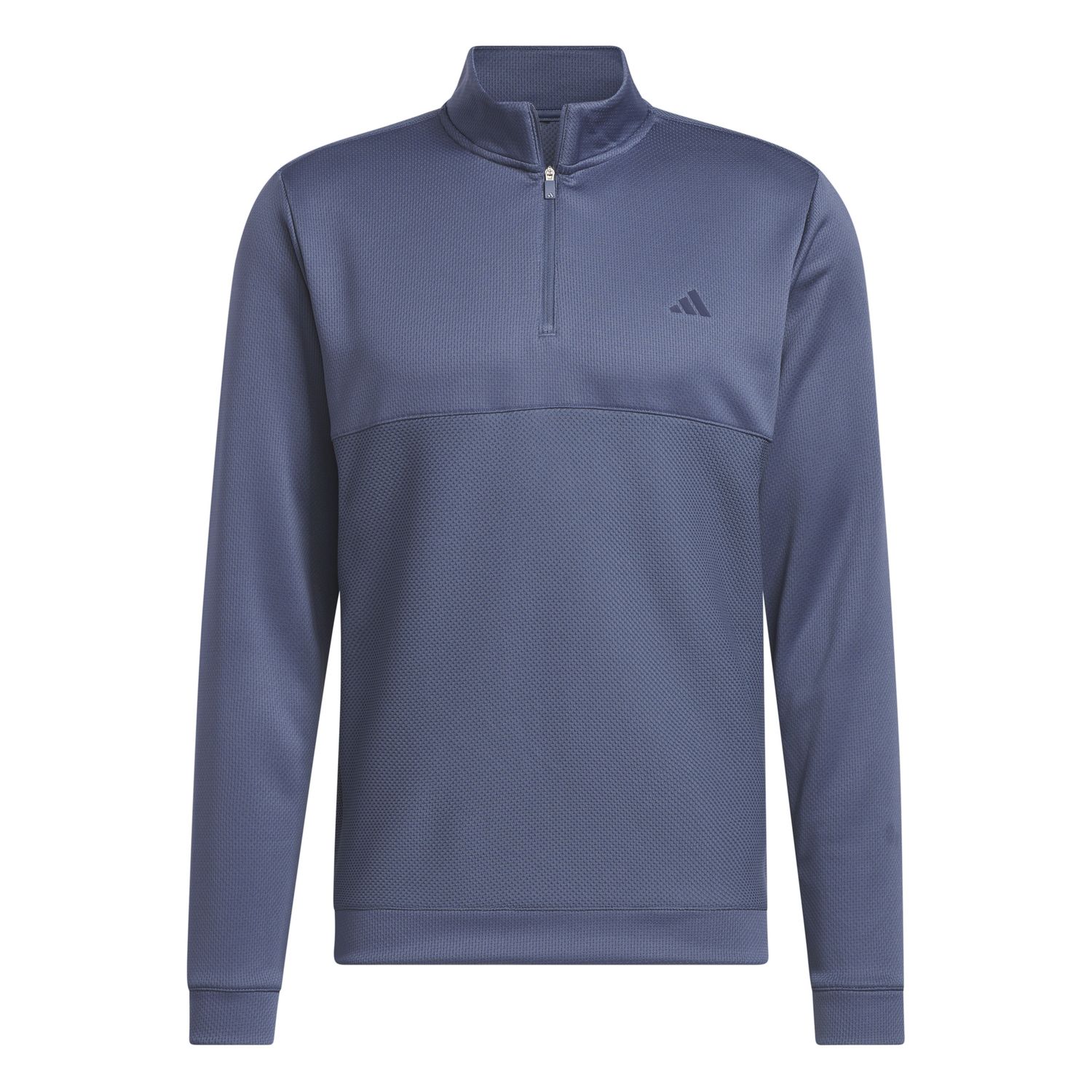 ADIDAS MENS ULTIMATE365 TEXTURED 1/4 ZIP SWEATER 24, Color: PRELOVED INK, Size: SMALL