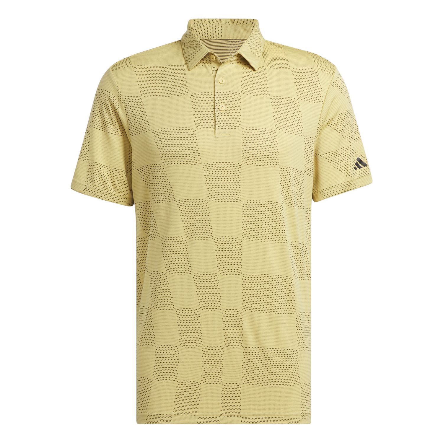 ADIDAS MENS ULTIMATE365 TEXTURED POLO 24, Color: OAT, Size: SMALL