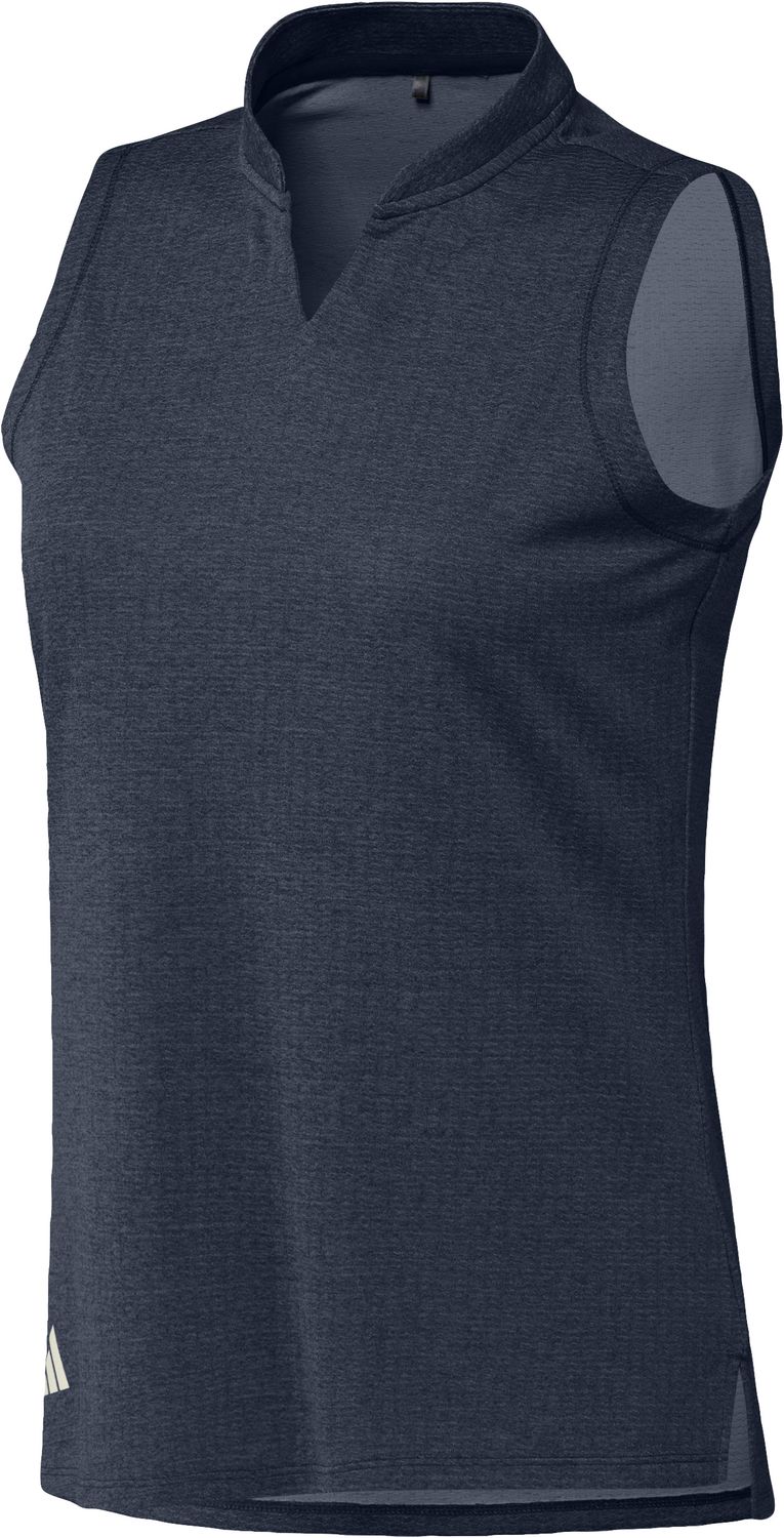ADIDAS WOMENS ULTIMATE365 HEAT.RDY PERFORMANCE SLEVELESS POLO 24, Color: COLLEGIATE NAVY, Size: XS