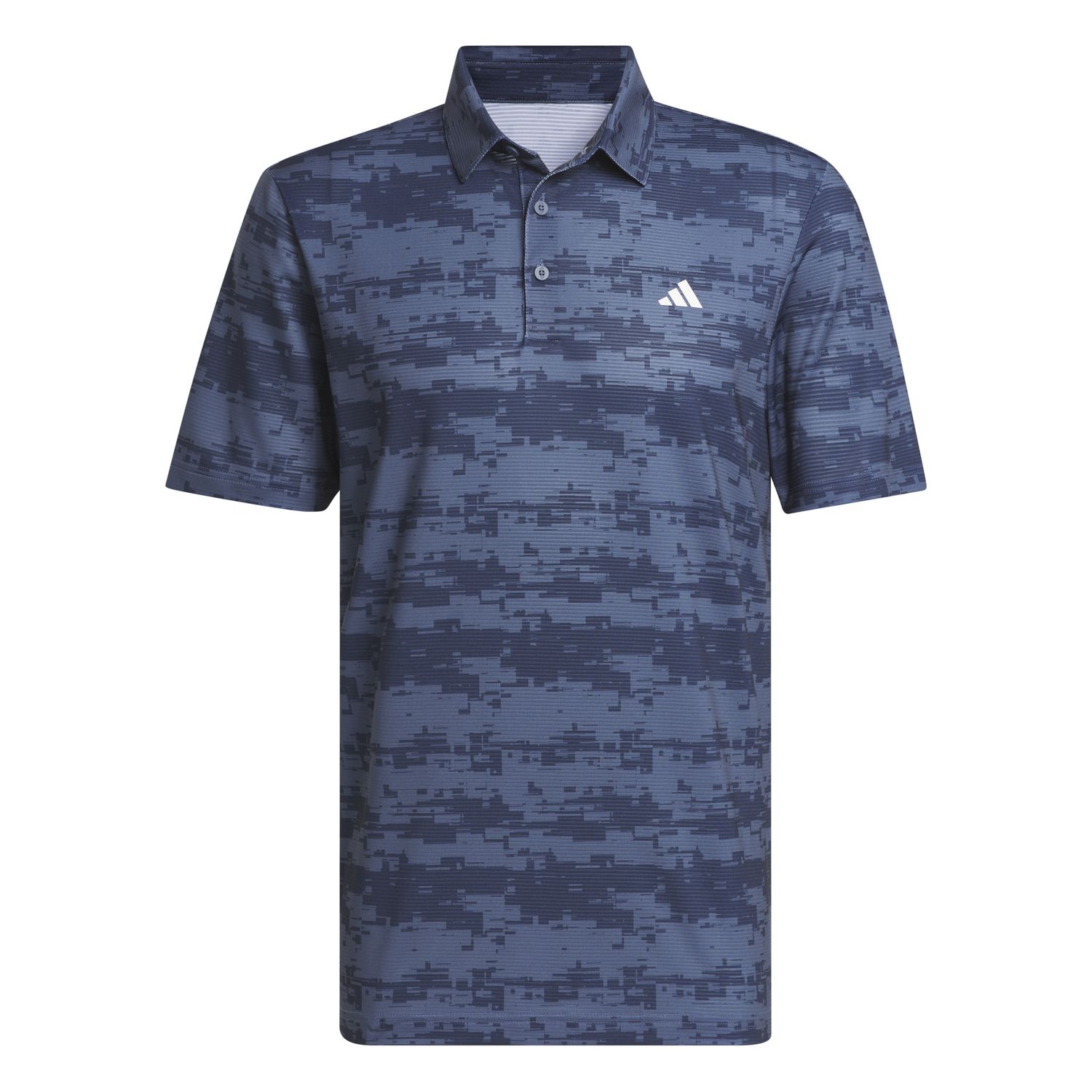 ADIDAS MENS ULTIMATE365 HEAT.RDY STRIPE POLO 24, Color: PRELOVED INK/COLLEGIATE NAVY, Size: SMALL