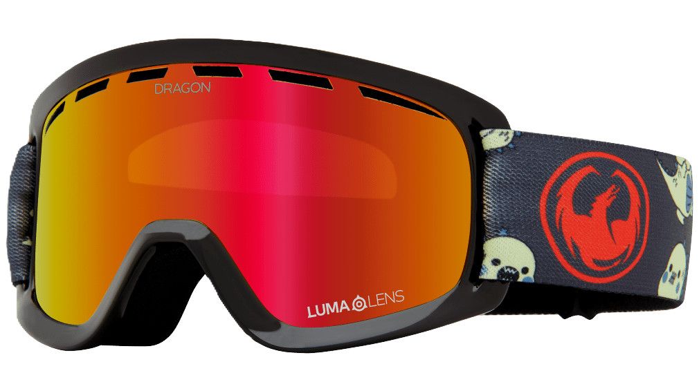 DRAGON YOUTH LIL D GOGGLES, Frame Color: LIL KAIJ, Lens Color: LUMALENS RED ION