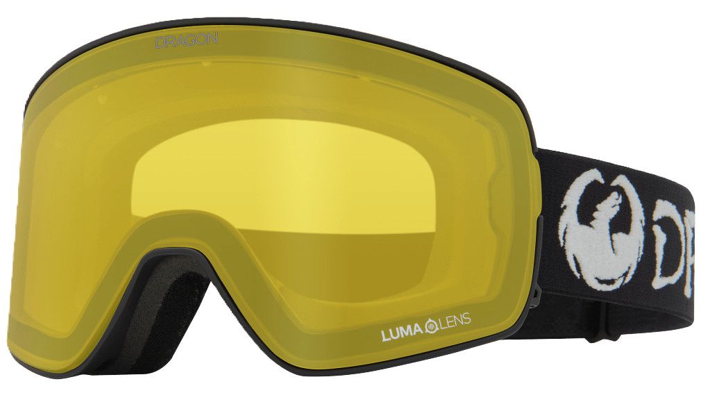 DRAGON UNISEX NFX2 PH GOGGLES 25, Frame Color: CLASSIC BLACK, Lens Color: LUMALENS PHOTOCHROMIC YELLOW