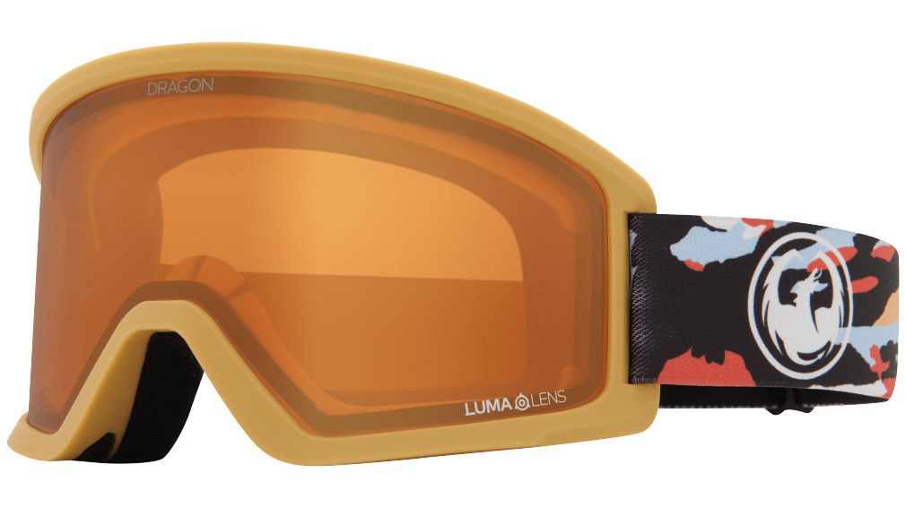 DRAGON UNISEX DX3 OTG SPYDER COLLAB GOGGLES, Frame Color: PAINT BY NUMBERS, Lens Color: LUMALENS AMBER