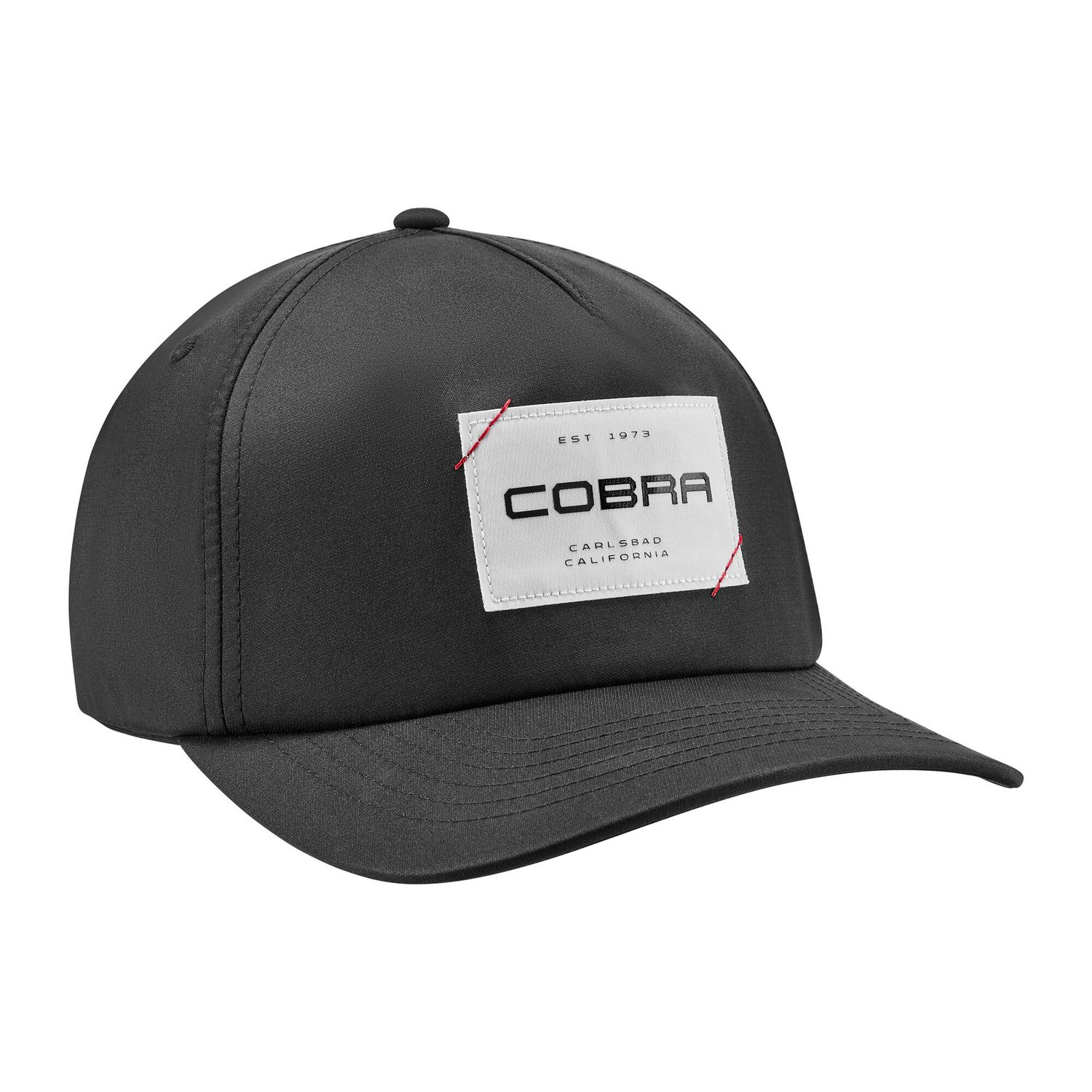 MAIN IMAGE OF COBRA MENS EST SNAPBACK HAT IN PUMA BLACK ADJUSTABLE WITH BREATHABILITY