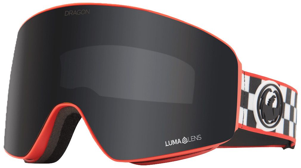 DRAGON UNISEX DENNIS RANALTER PXV WITH BONUS LENS GOGGLES 24, Frame Color: DENNIS RANALTER SIGNATURE, Lens Color: LUMALENS DARK SMOKE/LUMALENS LIGHT ROSE