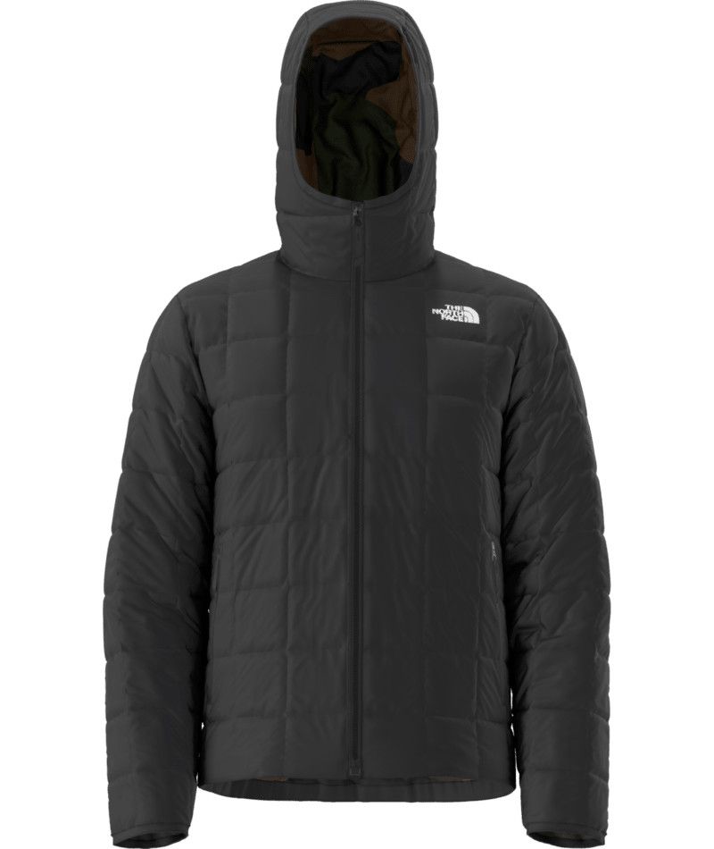 THE NORTH FACE MENS JUNCTION INSULATED HOODED WINTER JACKET 25, Color: TNF BLACK/TNF BLACK BLOCK CAMO PRINT, Size: SMALL