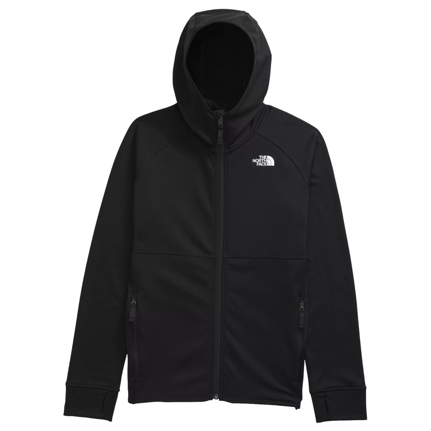 THE NORTH FACE YOUTH TEEN CANYONLANDS FULL ZIP HOODIE 25, Color: TNF BLACK, Size: SMALL