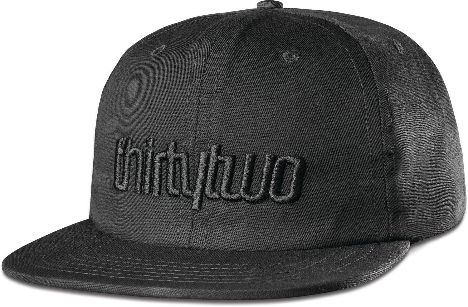 THIRTY TWO MENS DOUBLE SNAPBACK CAP 25, Color: BLACK, Size: O/S