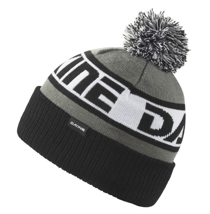 DAKINE UNISEX JACKSON BEANIE WINTER HAT 25, Color: BLACK/DK LOGO/GRIFFIN, Size: O/S