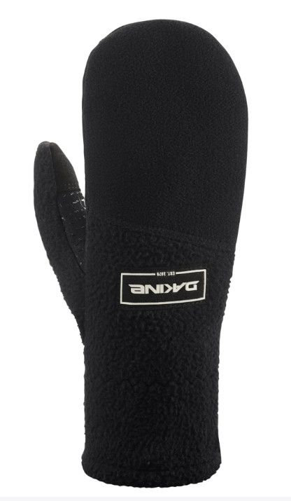 DAKINE WOMENS TRANSIT FLEECE MITTEN 25, Color: BLACK, Size: SMALL