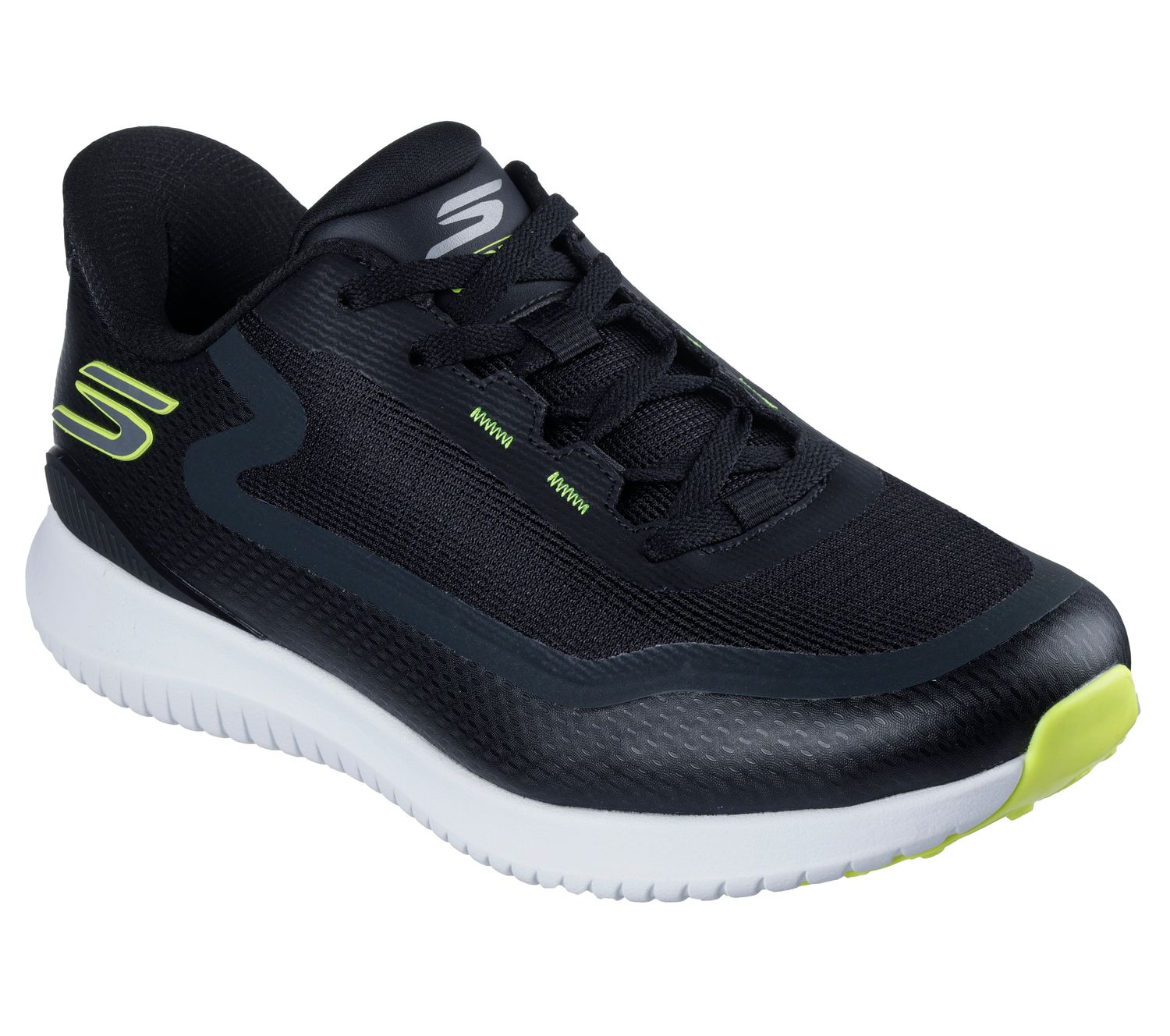 MAIN IMAGE OF SKECHERS MENS GO GOLF FLIGHT GOLF SHOES IN BLACK 9.5 EXTRA WIDE WITH CUSHIONING
