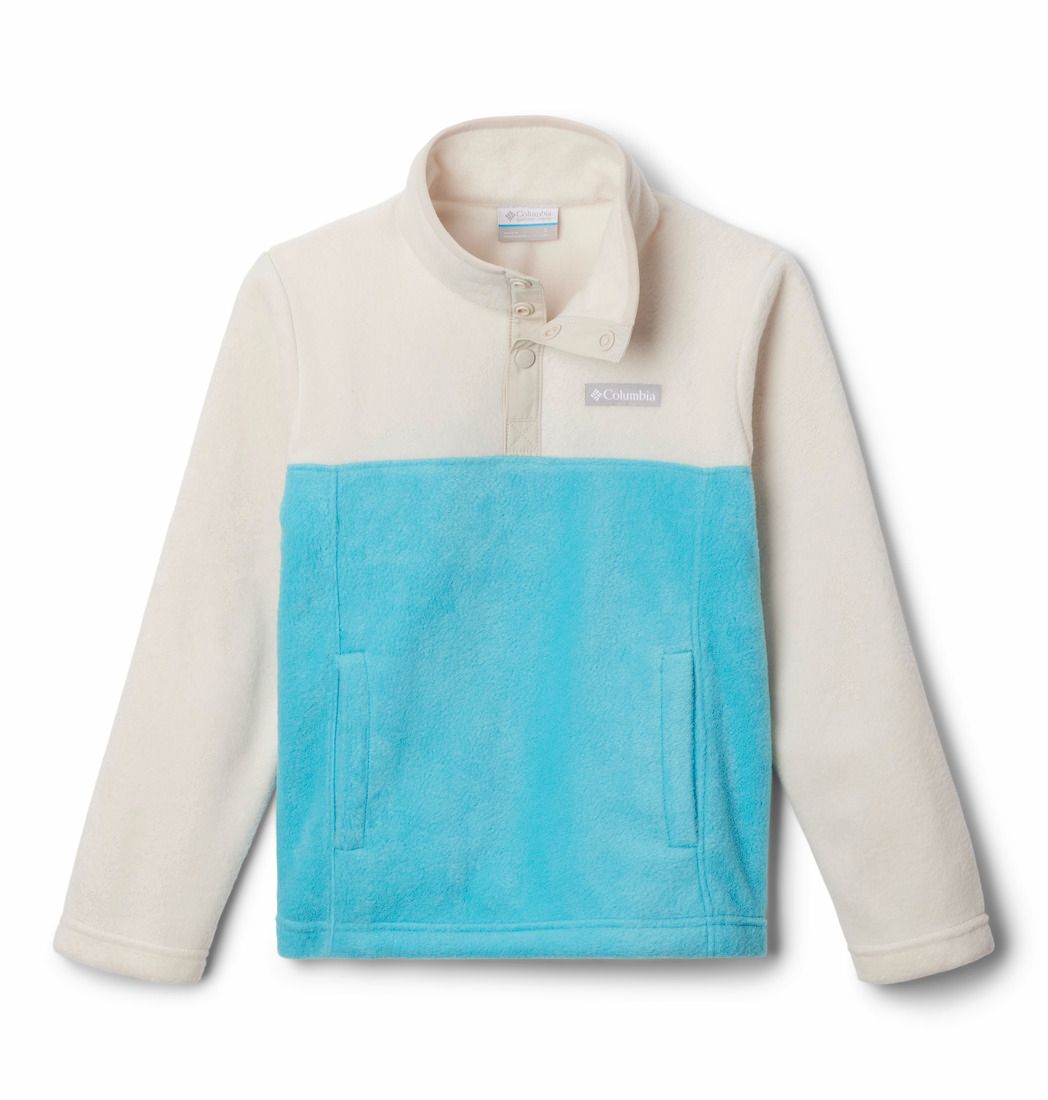 MAIN IMAGE OF COLUMBIA YOUTH STEENS MTN™ II 1/4 SNAP FLEECE PULL-OVER SWEATER IN GEYSER/CHALK XXS