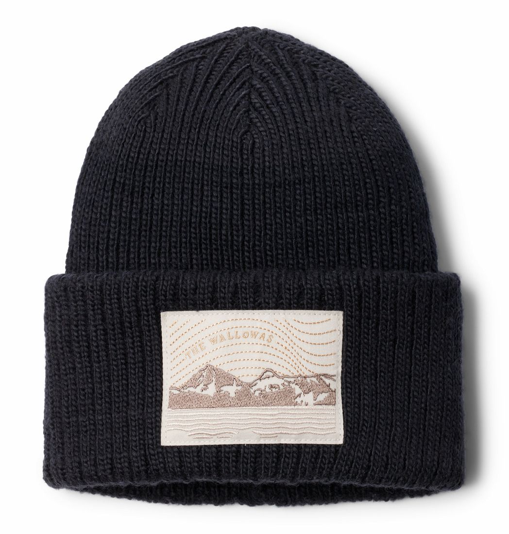 MAIN IMAGE OF COLUMBIA UNISEX WALLOWA™ BEANIE WINTER HAT IN BLACK O/S WITH WARMTH