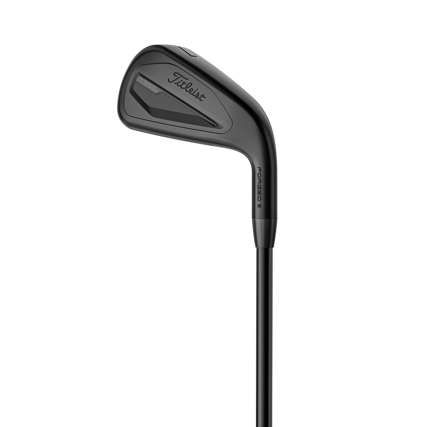 MAIN IMAGE OF TITLEIST MENS T350 BLACK IRON SET IN REGULAR STEEL RIGHT 5-9,PW,GW WITH FORGIVENSS