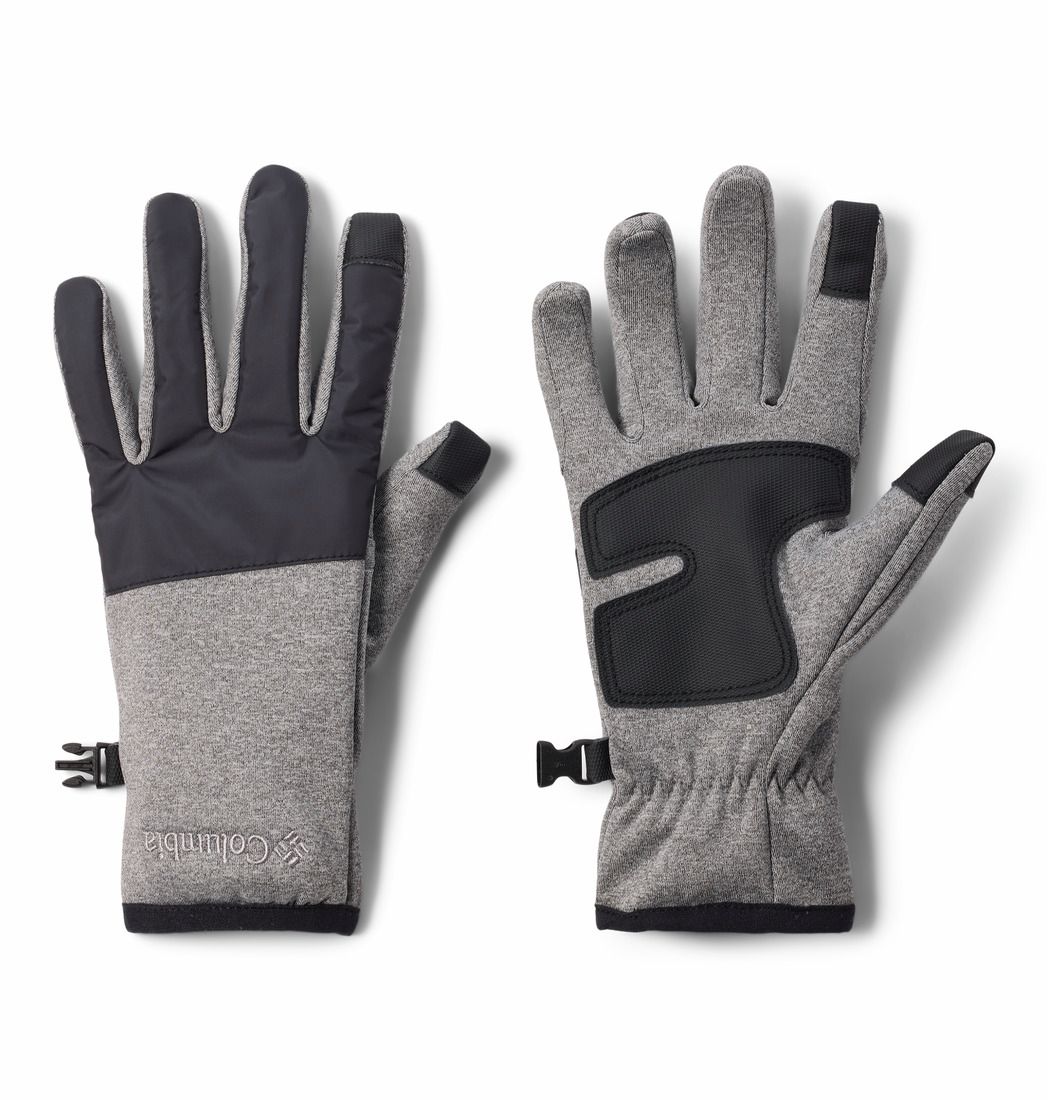 MAIN IMAGE OF COLUMBIA WOMENS CLOUDCAP™ II FLEECE GLOVE IN CITY GREY HEATHER XS WITH DURABLE