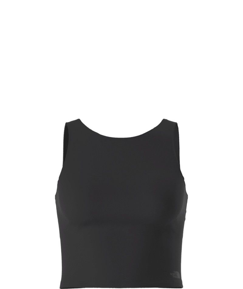 MAIN IMAGE OF THE NORTH FACE WOMENS DUNE SKY TANK TOP IN TNF BLACK XS WITH STRETCHABLE FABRIC