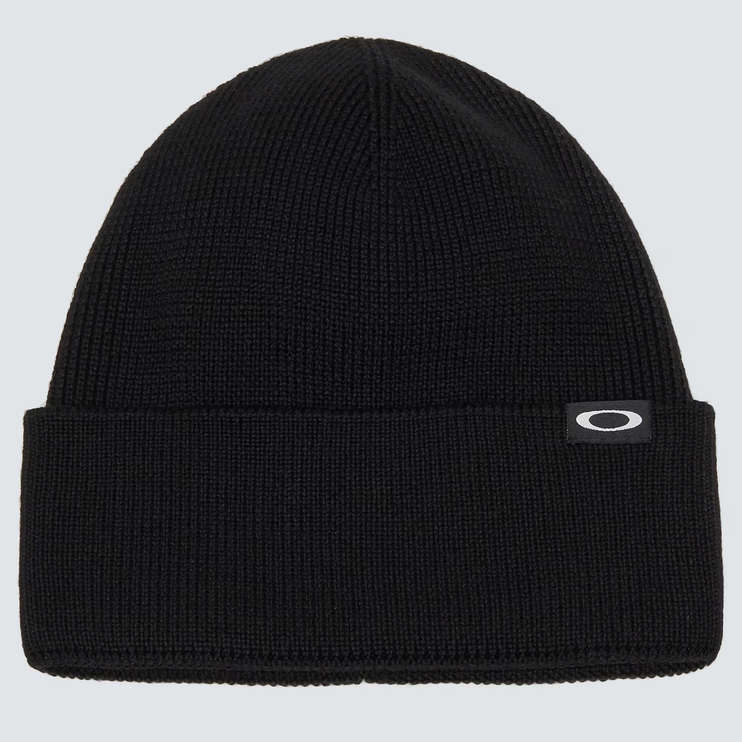 MAIN IMAGE OF OAKLEY UNISEX CUFFED ELLIPSE RC BEANIE WINTER HAT IN BLACKOUT O/S WITH WARMTH