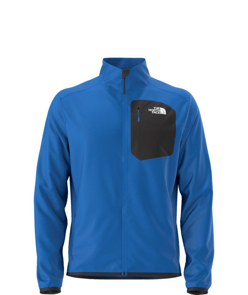 MAIN IMAGE OF THE NORTH FACE MENS CREST FULL ZIP SWEATER IN HERO BLUE/TNF BLACK SMALL