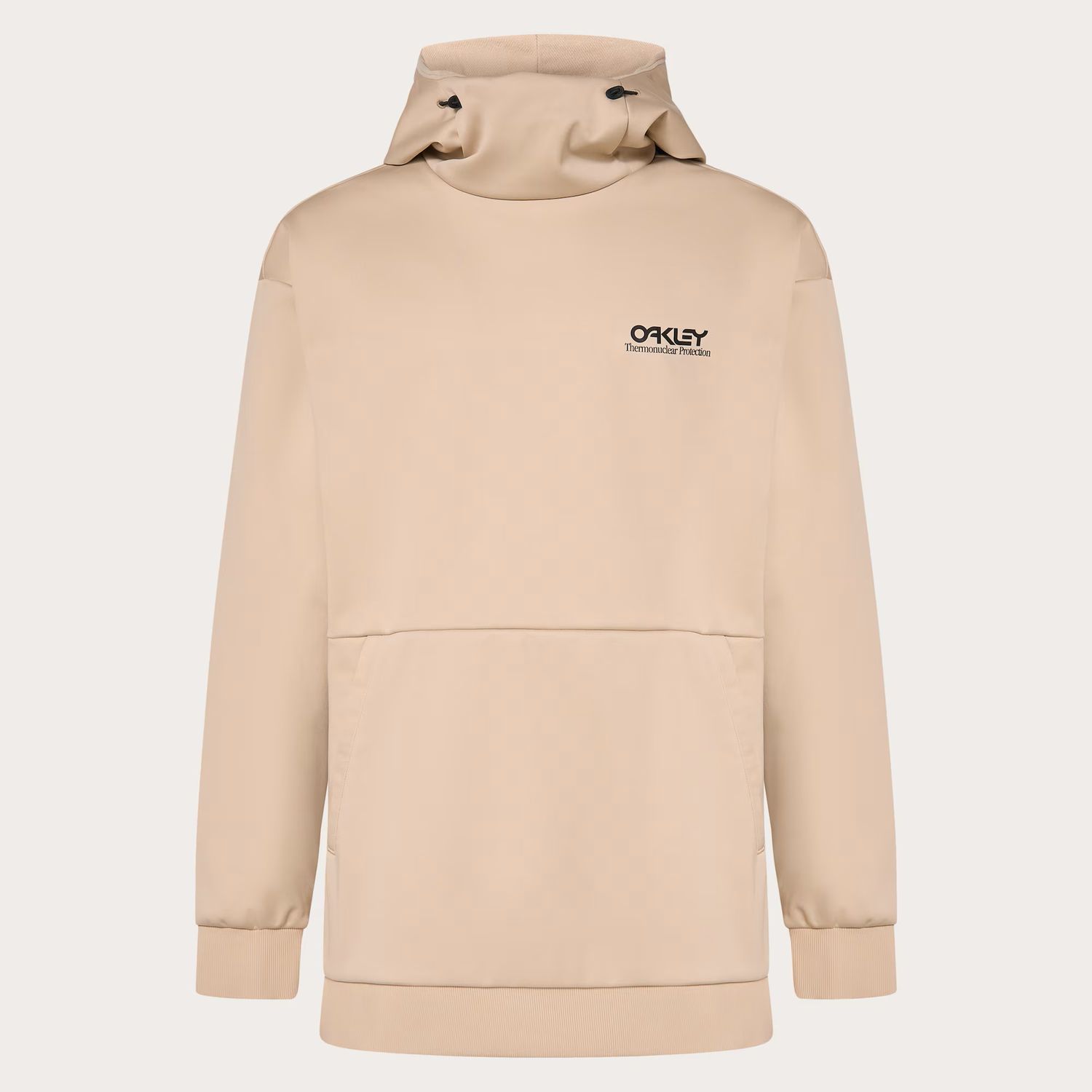 MAIN IMAGE OF OAKLEY MENS PARK RC SOFTSHELL HOODIE IN HUMUS SMALL WITH COMFORT AND REPELS WATER