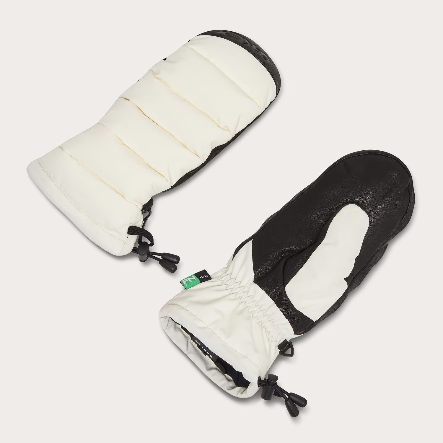 MAIN IMAGE OF OAKLEY WOMENS B1B WINTER MITTEN IN ARCTIC WHITE SMALL WITH WARMTH