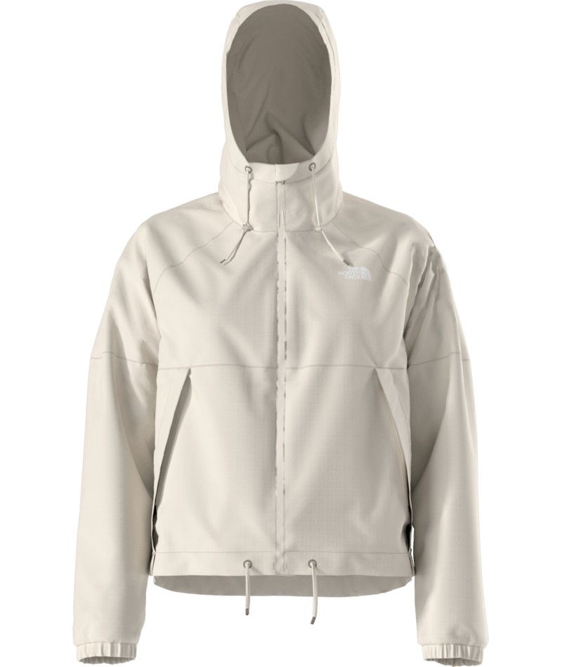 MAIN IMAGE OF THE NORTH FACE WOMENS ANTORA HOODED RAIN JACKET IN WHITE DUNE XS