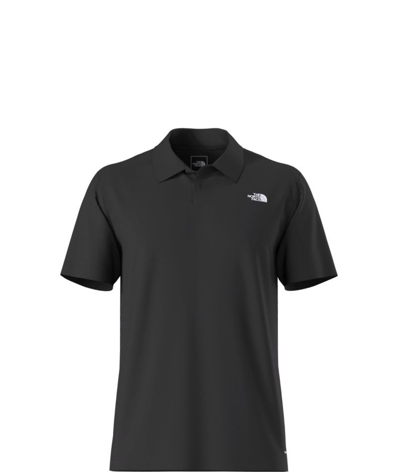 MAIN IMAGE OF THE NORTH FACE MENS ADVENTURE POLO IN TNF BLACK SMALL WITH ALL-DAY COMFORT