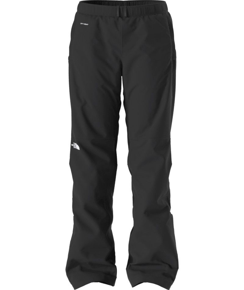 MAIN IMAGE OF THE NORTH FACE WOMENS ANTORA RAIN PANT IN TNF BLACK REGULAR XS WITH ADJUSTABLE WAIST