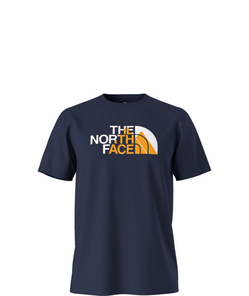 MAIN IMAGE OF THE NORTH FACE MENS BINER GRAPHIC 1 SHORT SLEEVE SHIRT IN SUMMIT NAVY SMALL