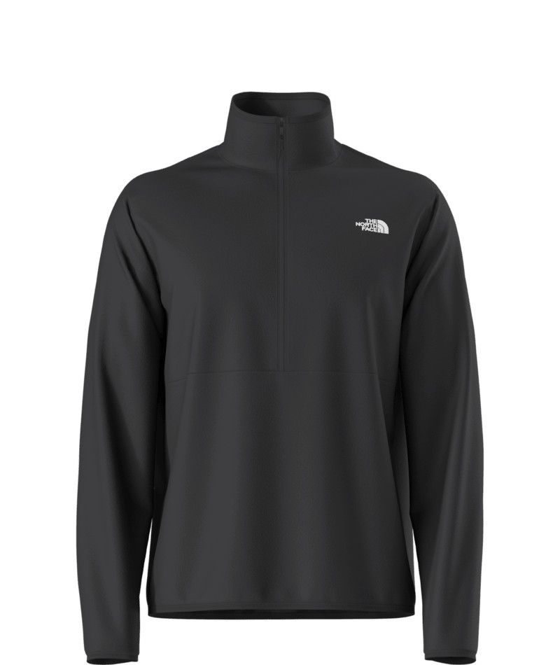 MAIN IMAGE OF THE NORTH FACE MENS GLACIER FLEECE ½ ZIP SWEATER IN TNF BLACK SMALL WITH SOFT FLEECE
