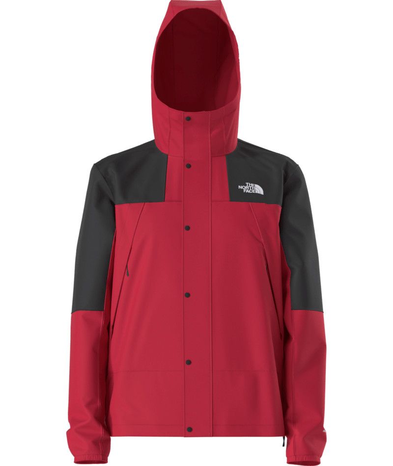 MAIN IMAGE OF THE NORTH FACE MENS MOUNTAIN WINDBREAKER JACKET IN TNF RED/TNF BLACK SMALL
