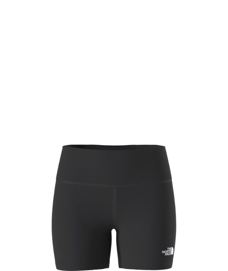 MAIN IMAGE OF THE NORTH FACE WOMENS FLEX TIGHT SHORT IN TNF BLACK 5&quot; XS WITH COMFORTABLE FIT