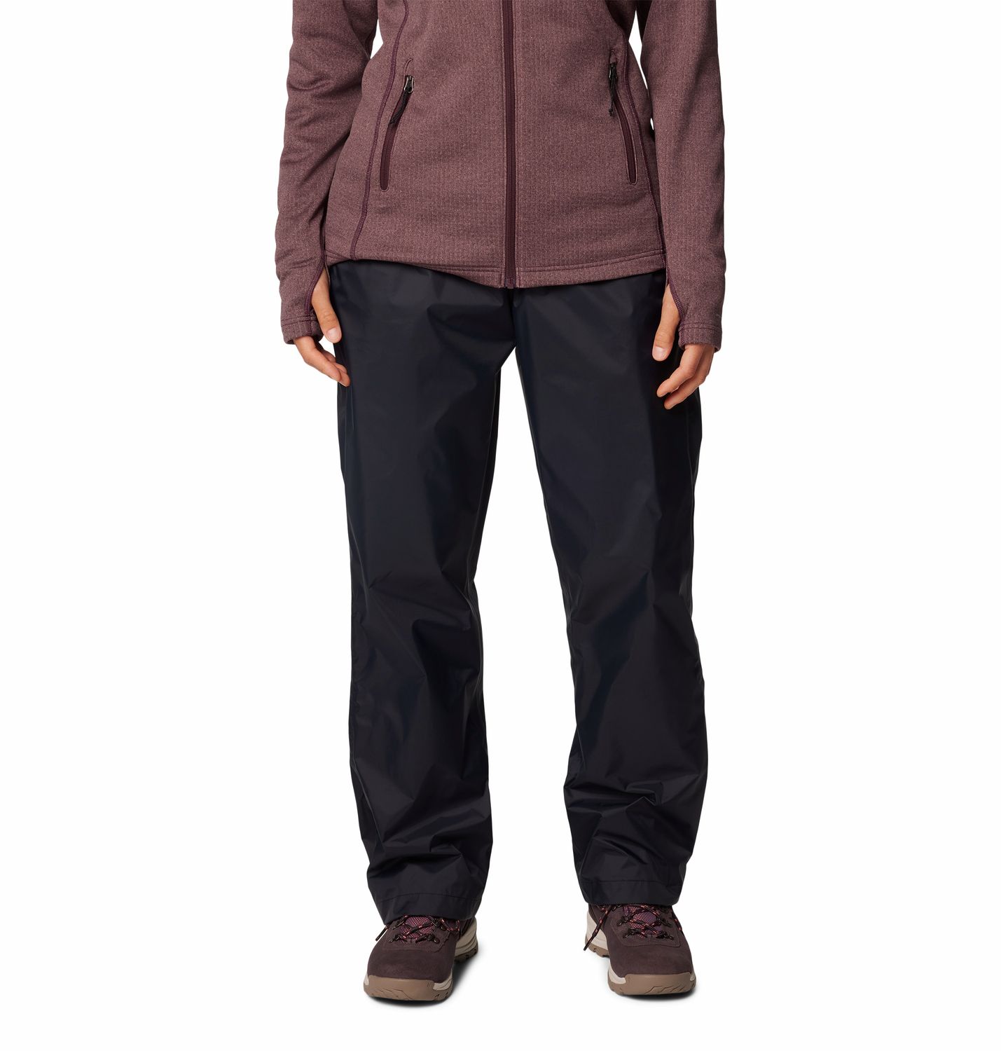 MAIN IMAGE OF COLUMBIA WOMENS STORM SURGE™ II RAIN PANT IN BLACK REGULAR XS WITH LIGHT WARMTH