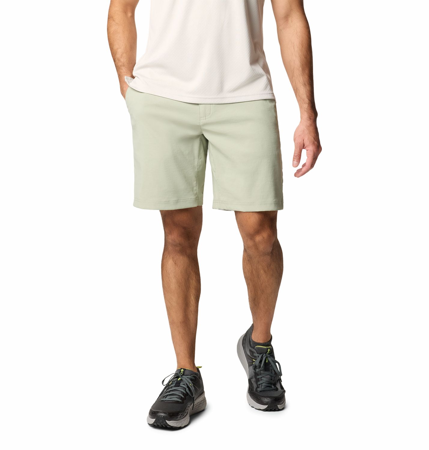 MAIN IMAGE OF COLUMBIA MENS BLACK MESA™ CHINO SHORT IN SAFARI 9&quot; 30 WITH UPF 50