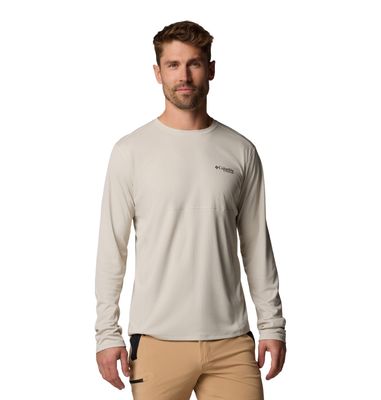 FRONT VIEW OF COLUMBIA MENS CIRQUE RIVER™ PRO CREW LONG SLEEVE SHIRT WITH UPF 40