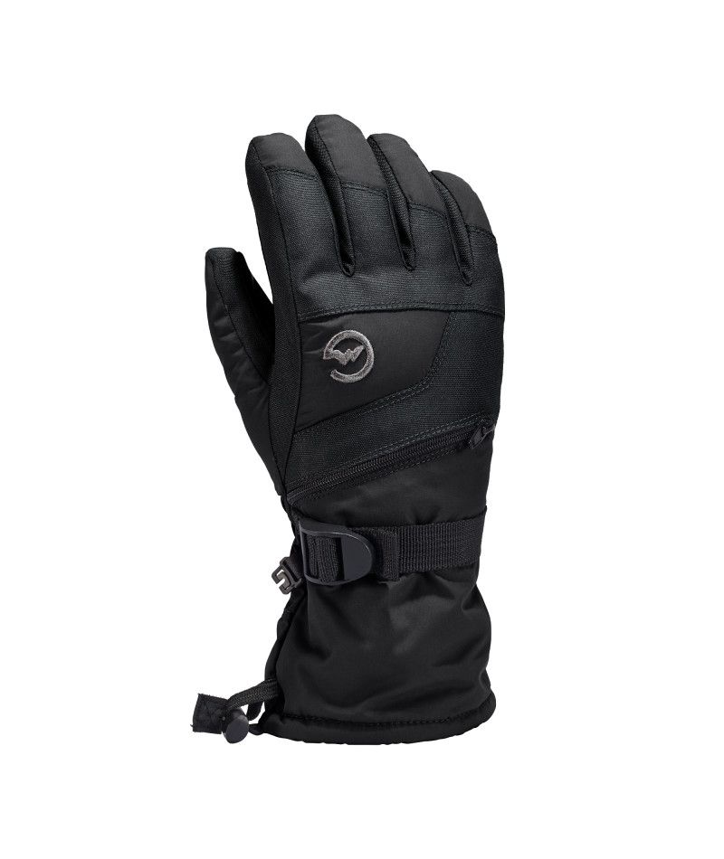 GORDINI YOUTH ULTRA DRIMAX GAUNTLET GLOVE 26, Color: BLACK, Size: XS