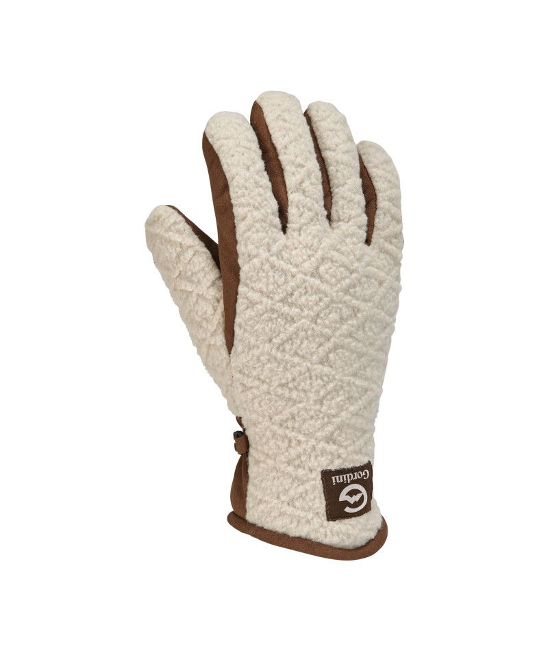 GORDINI WOMENS ARGYLE GLOVE 26, Color: OATMEAL, Size: SMALL