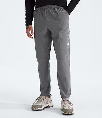FRONT VIEW OF THE NORTH FACE MENS LIGHTSTRIDE PANT WITH UPF 40+ AND WATER REPELLENCY