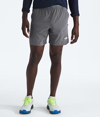 FRONT VIEW OF THE NORTH FACE MENS LIGHTSTRIDE SHORT WITH STRETCH FABRIC AND WATER REPELLENCY