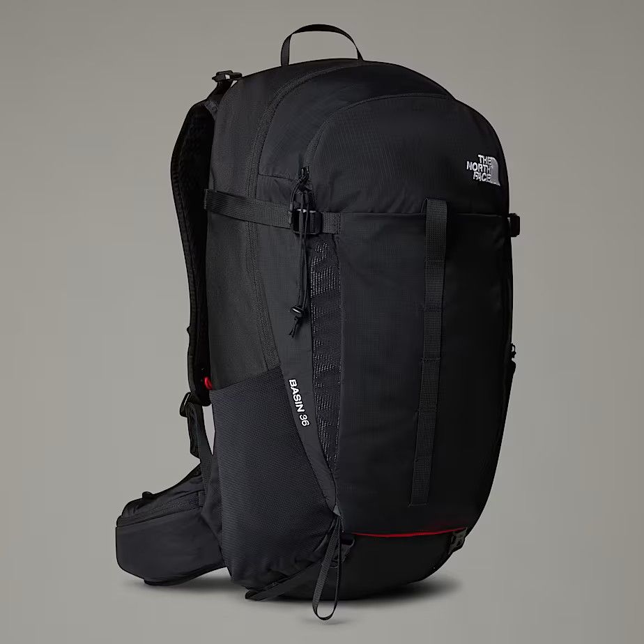 MAIN IMAGE OF THE NORTH FACE UNISEX BASIN 36 BACKPACK IN TNF BLACK/TNF BLACK/NPF ADJUSTABLE